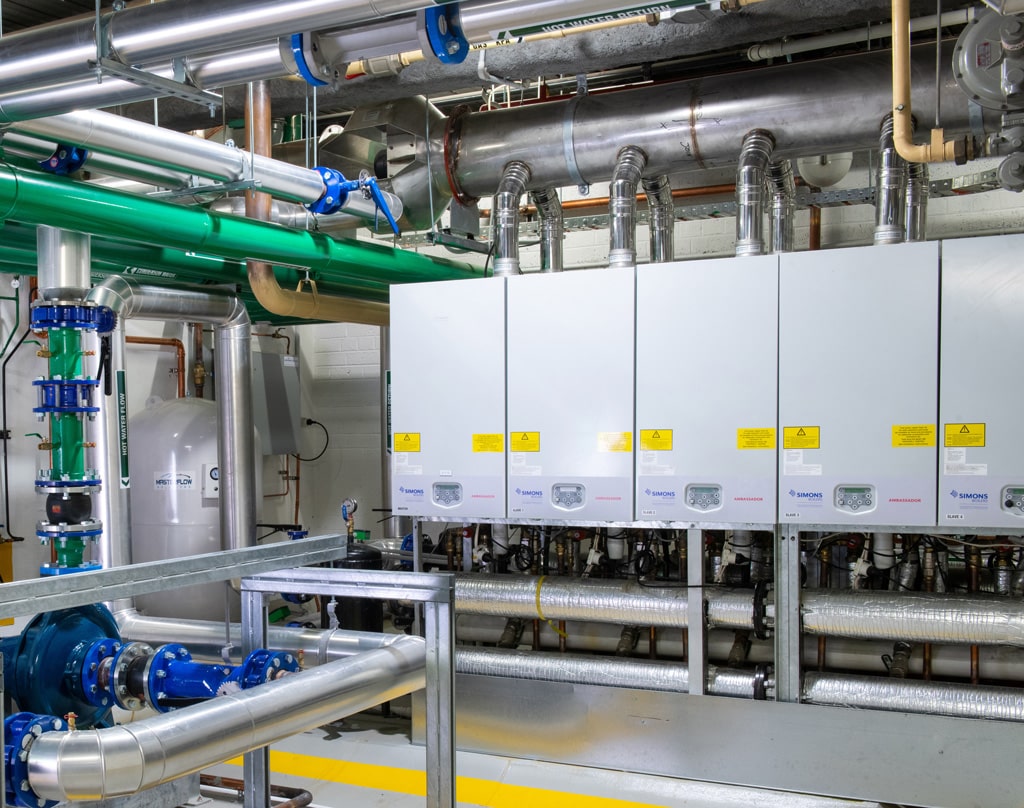 GSTEC Install 2 x Modular Communicating Condensing Boilers